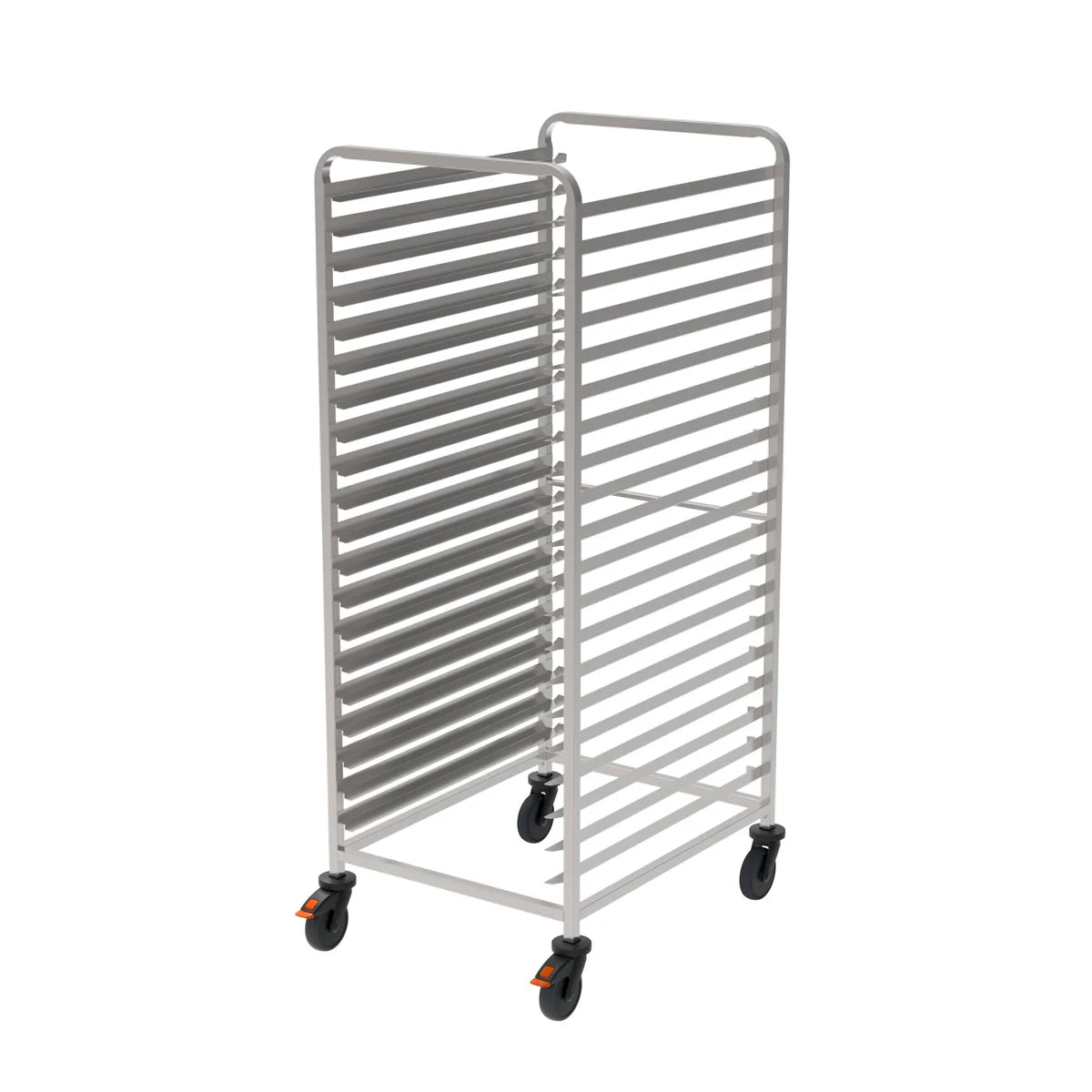 Rieber chariot à grilles avec roulettes pare-chocs – norme boulanger 800x600 mm