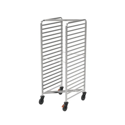 Chariot à glissières compact Rieber GN 2/1 avec roulettes de protection