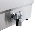 Friteuse électrique double ECO 13+13 litres avec robinet de vidange, 2x 5000 W, 400 V