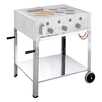 Support mobile pour grill combiné TBG3-T