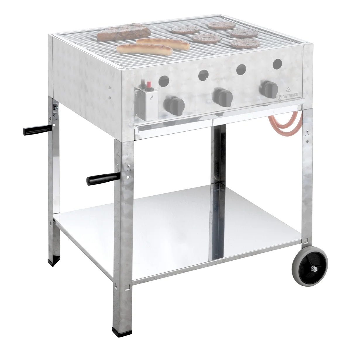 Support mobile pour grill combiné TBG3-T