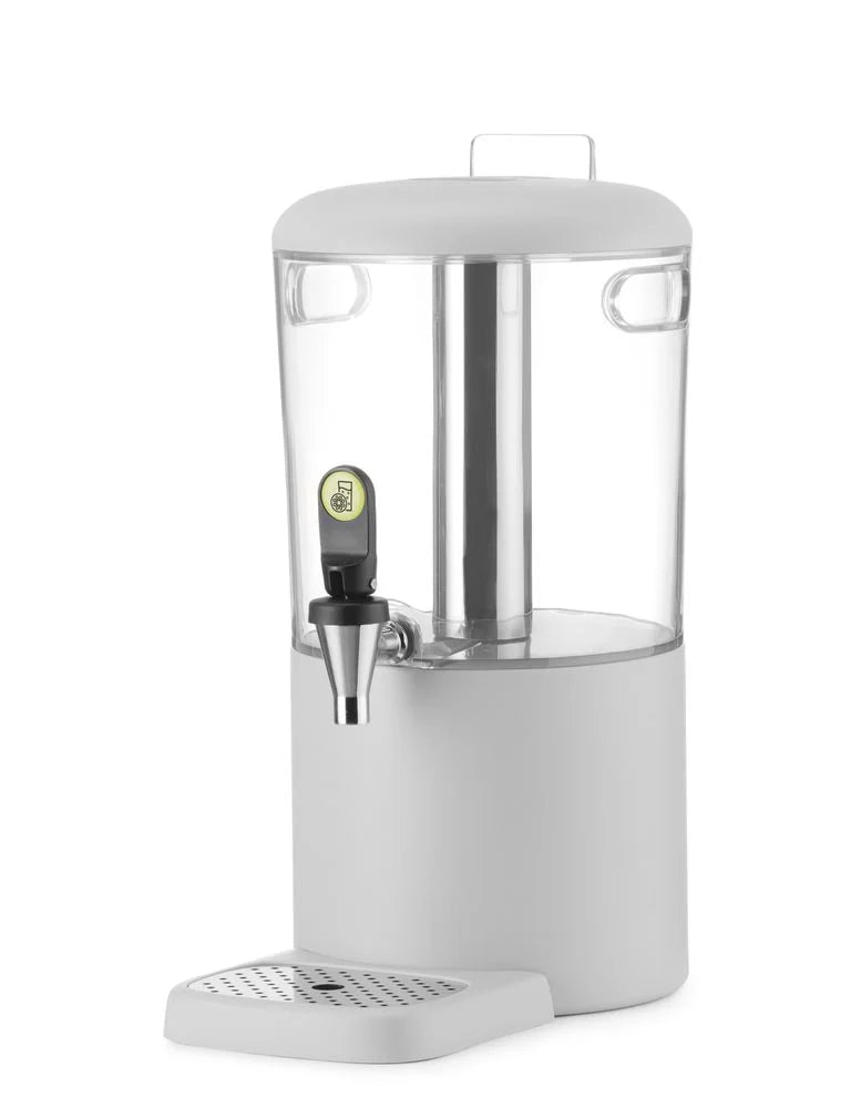 Saftspender, 4 l UNIQ, HENDI, designed by Robert Bronwasser, 4L, Weiß, 315x211x(H)431mm