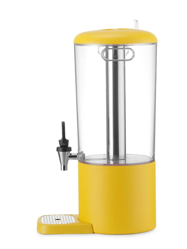 Saftspender, 8 l UNIQ, HENDI, designed by Robert Bronwasser, 8L, Gelb, 318x216x(H)532mm