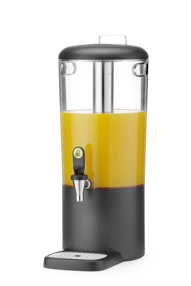 Saftspender, 8 l UNIQ, HENDI, designed by Robert Bronwasser, 8L, Schwarz, 318x216x(H)532mm