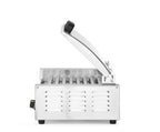 Rollengrill, 1-Zone mit Energiesparabdeckung, HENDI, 9 Rollen, 230V/790W, 566x450x(H)259mm
