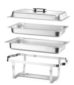 Chafing dish - lot de 4, HENDI, GN 1/1, 7,5L, 600x355x(H)305mm