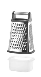 Râpe 4 faces avec récipient, HENDI, 158x130x(H)310mm