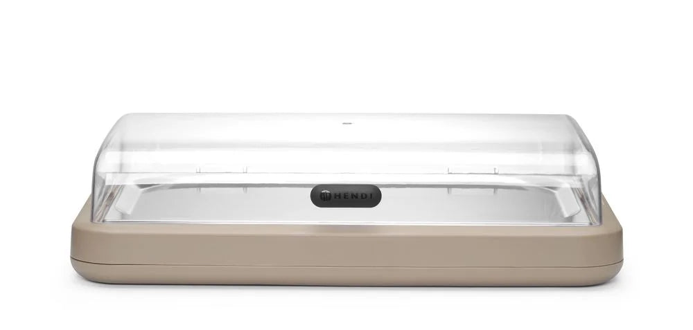 Présentoir réfrigéré UNIQ, HENDI, design by Robert Bronwasser, GN 1/1, Beige, 593x389x(H)147mm