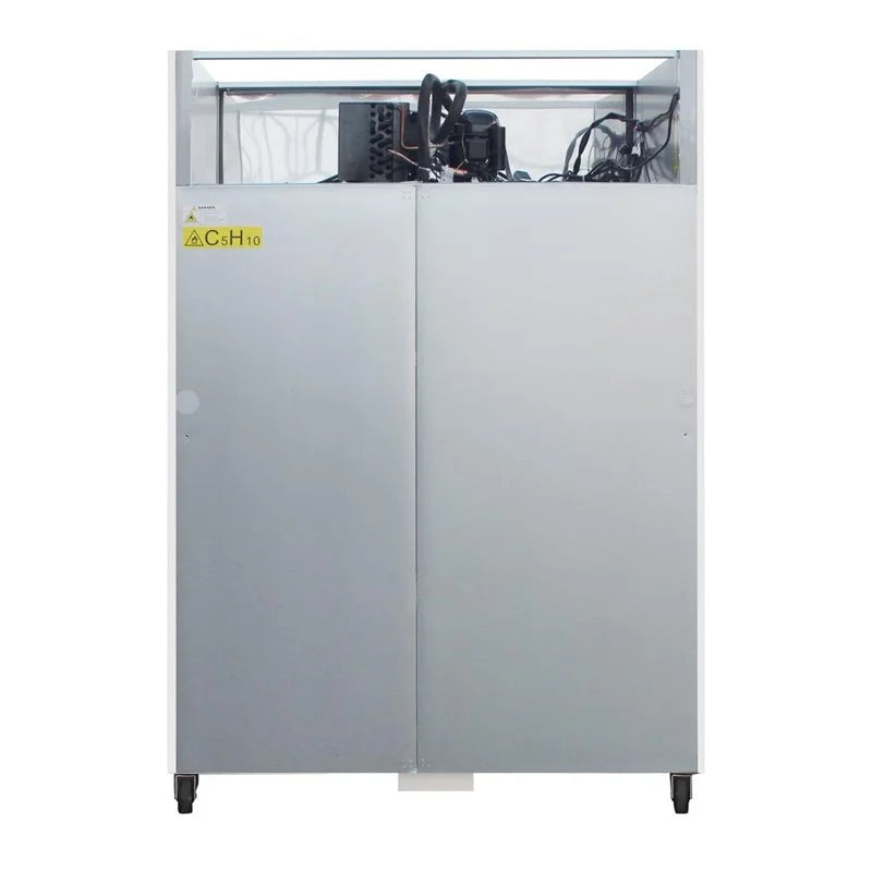 Armoire de congélation Polar Série G 1200 Litres 2 portes blanche