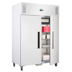 Armoire de congélation Polar Série G 1200 Litres 2 portes blanche