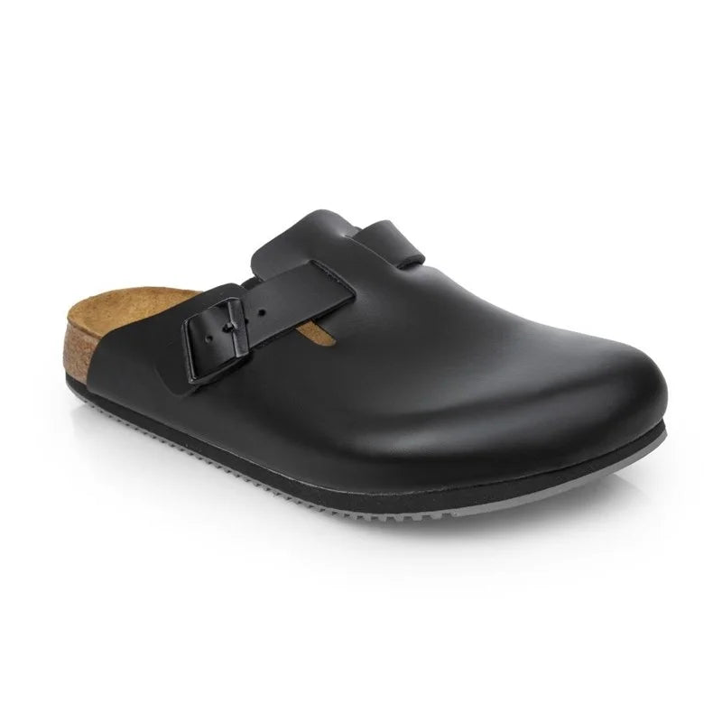 Birkenstock Boston Super Grip Clogs schwarz Größe 46