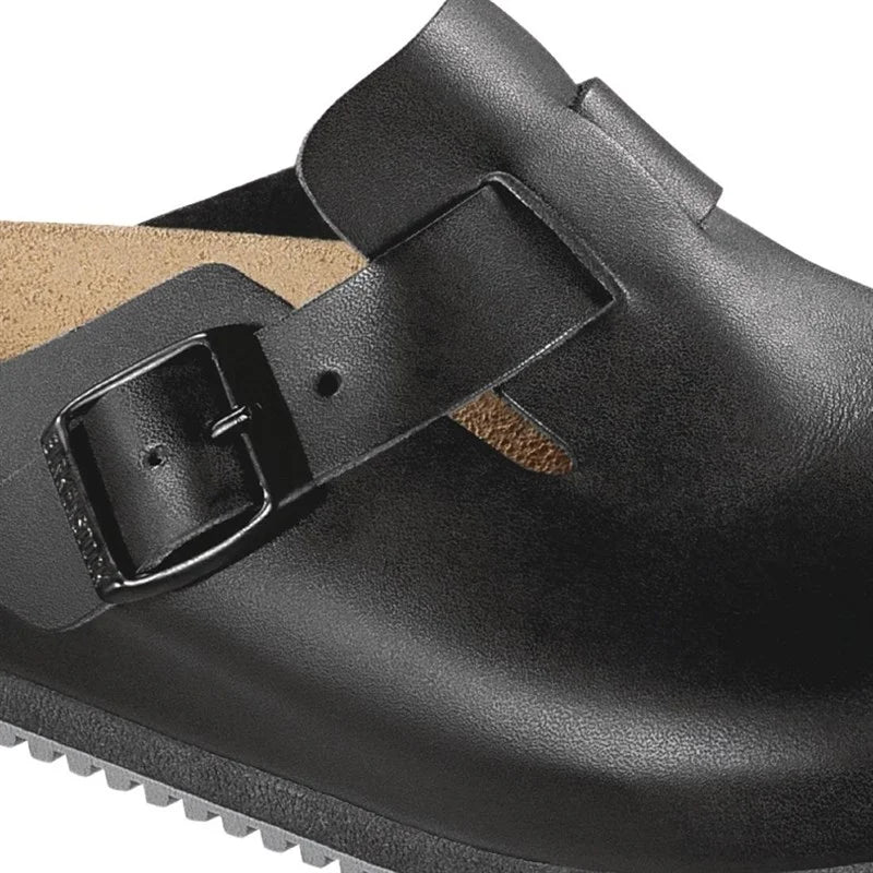 Birkenstock Boston Super Grip Clogs schwarz Größe 44