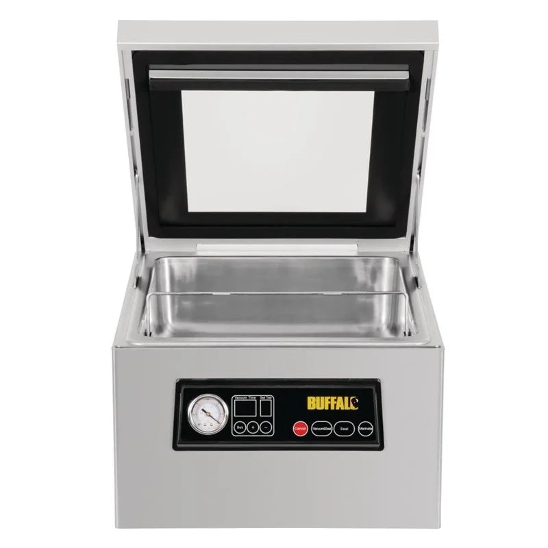 Machine sous vide à cloche Buffalo 6,5 Liter, jusqu’à 300 mm de largeur de sachet