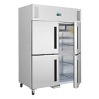 Polar Série G Armoire réfrigérée professionnelle 1200 litres avec portes divisées