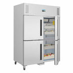 Polar Série G Armoire réfrigérée professionnelle 1200 litres avec portes divisées