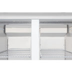 Armoire réfrigérée professionnelle Polar série G 2 portes 1200 litres avec portes vitrées