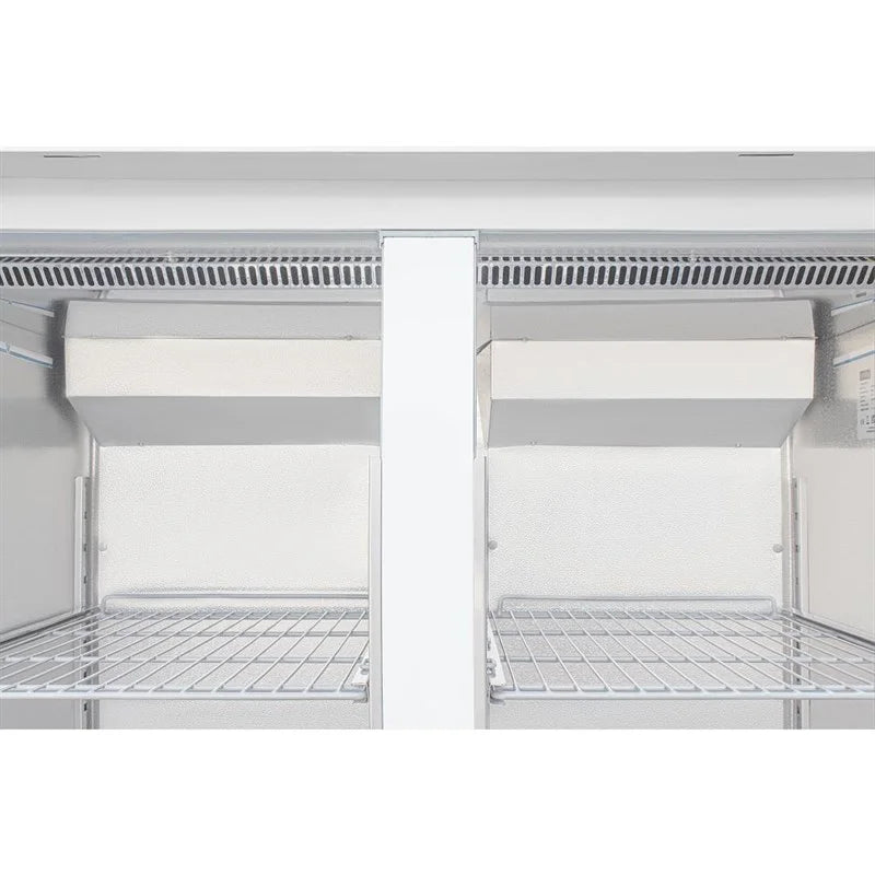 Armoire réfrigérée professionnelle Polar série G 2 portes 1200 litres avec portes vitrées