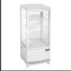 Polar C-Serie Tischkühlvitrine 86 Liter mit gebogener Tür, weiß