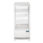 Polar C-Serie Tischkühlvitrine 86 Liter mit gebogener Tür, weiß