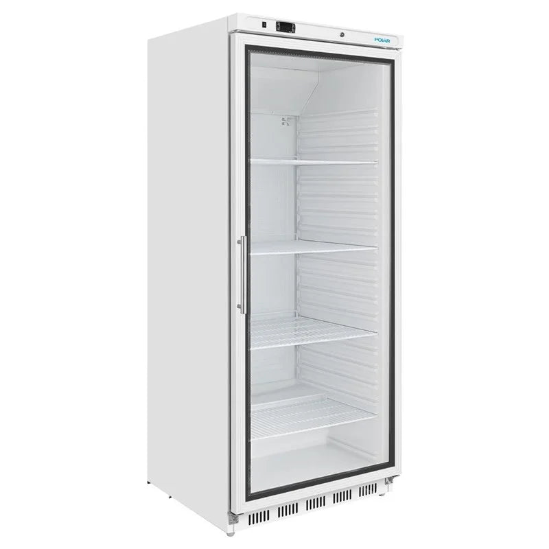 Polar C-Serie Lagerkühlschrank 600 Liter mit Glastür, weiß
