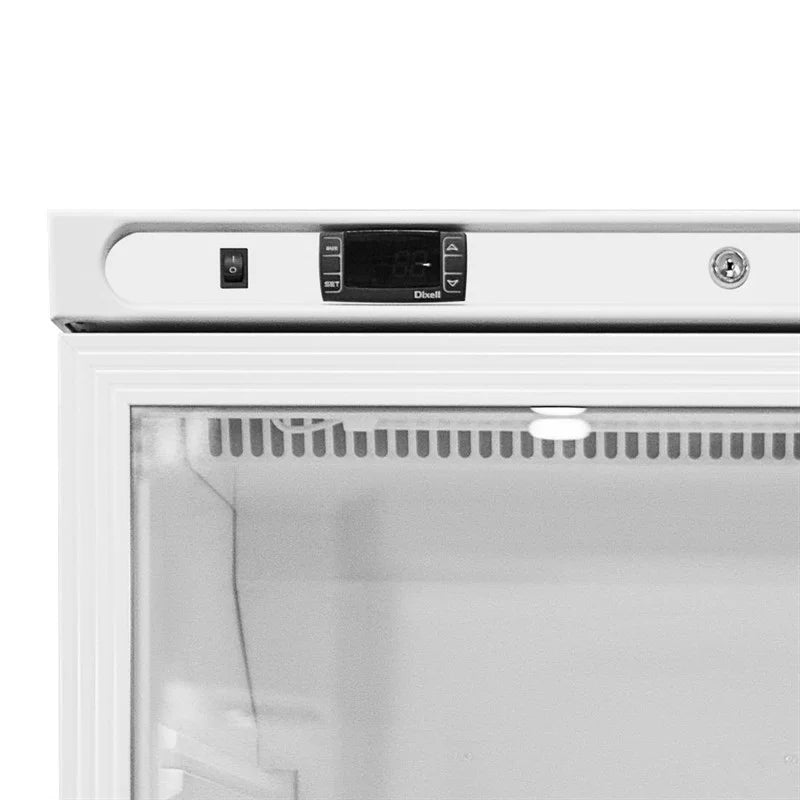 Polar C-Serie Lagerkühlschrank 400 Liter mit Glastür, weiß