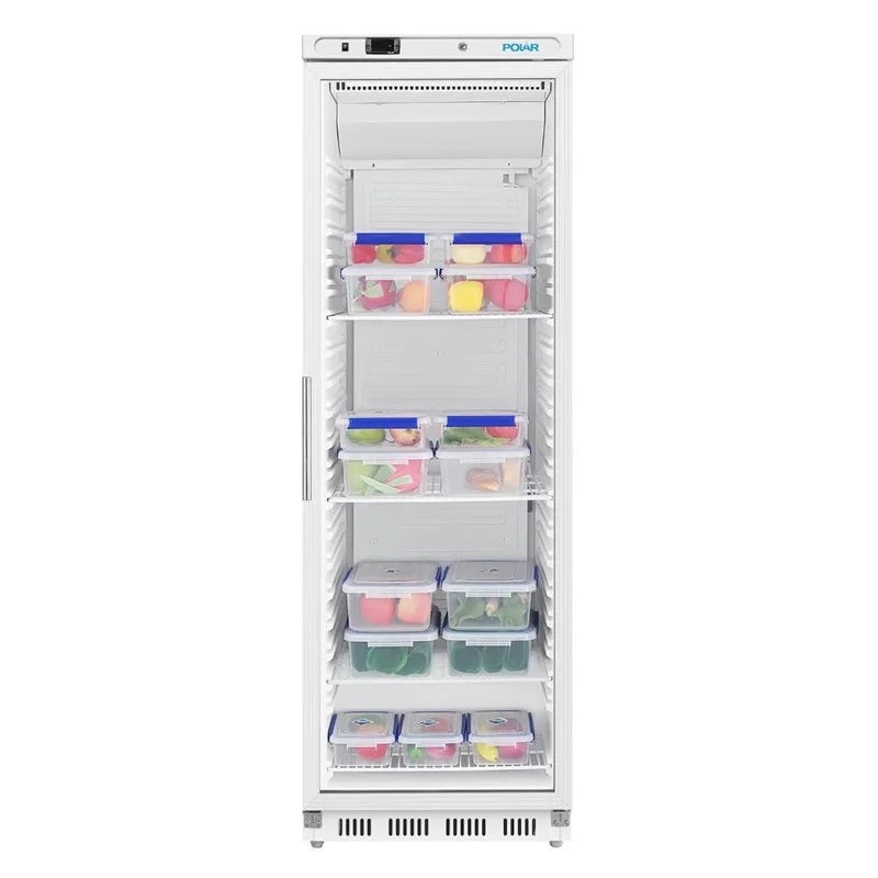Polar C-Serie Lagerkühlschrank 400 Liter mit Glastür, weiß