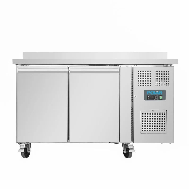 Polar U-Serie Tiefkühltisch 2-türig 282 Liter mit Aufkantung