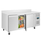 Table congélateur Polar série U 3 portes 417 Litres avec dosseret