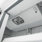Armoire de congélation Polar Série G 920 Litres avec porte vitrée, blanc
