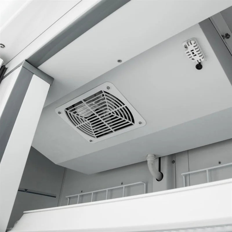 Armoire de congélation Polar Série G 920 Litres avec porte vitrée, blanc