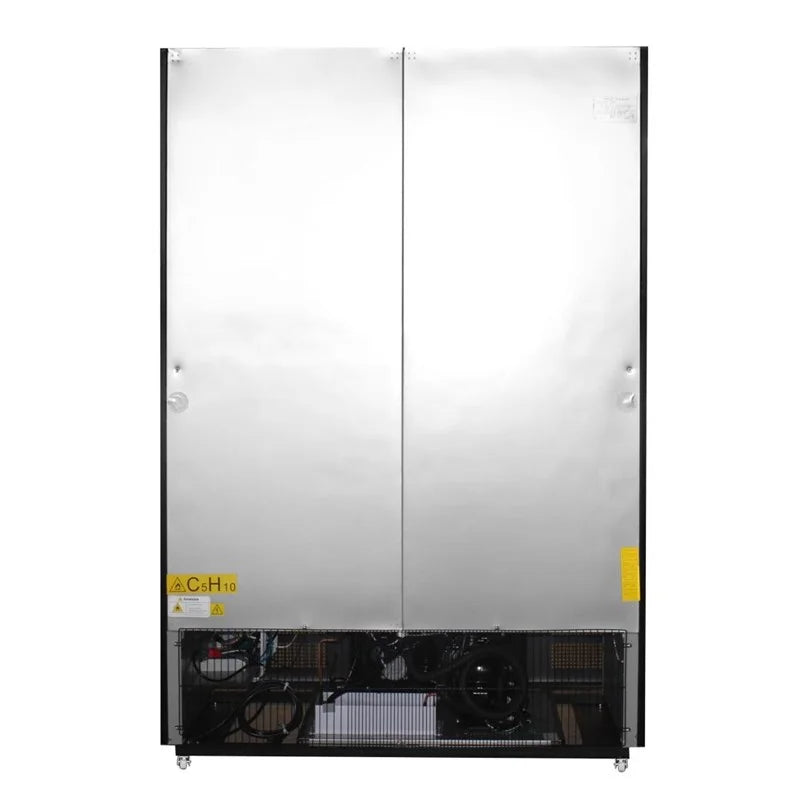 Polar G-Serie Gefrierschrank 920 Liter mit Glastür, schwarz