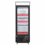 Polar G-Serie Gefrierschrank 412 Liter mit Glastür, schwarz