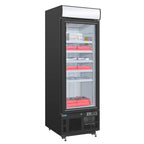 Polar G-Serie Gefrierschrank 412 Liter mit Glastür, schwarz