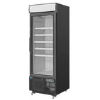 Polar G-Serie Gefrierschrank 412 Liter mit Glastür, schwarz