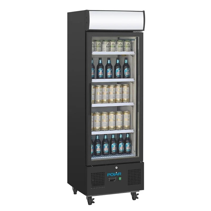 Polar G-Serie Getränkekühlschrank 218 Liter, schwarz
