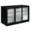 Polar G-Serie Barkühlschrank mit 3 Schiebetüren 330 Liter