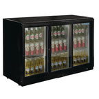 Polar G-Serie Barkühlschrank mit 3 Schiebetüren 330 Liter
