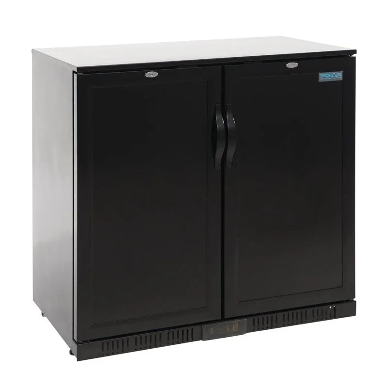 Arrière-bar Polar Série G avec 2 portes abattantes pleines 208 Litres
