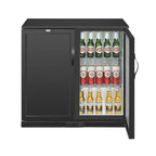 Arrière-bar Polar Série G avec 2 portes abattantes pleines 208 Litres