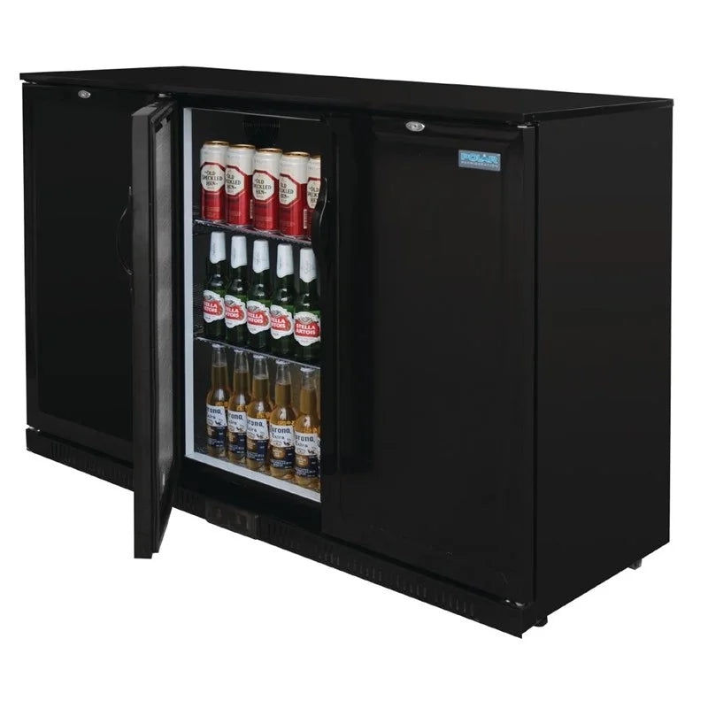 Polar G-Serie Barkühlschrank mit 3 verdeckten Klapptüren 330 Liter