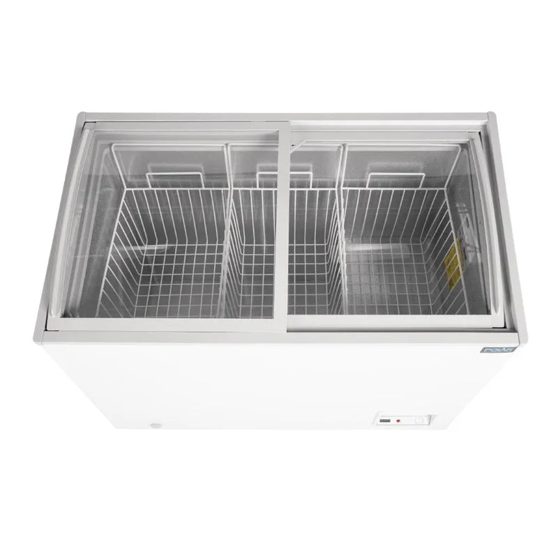 Polar G-Serie Tiefkühltruhe 270 Liter mit Glasschiebedeckel
