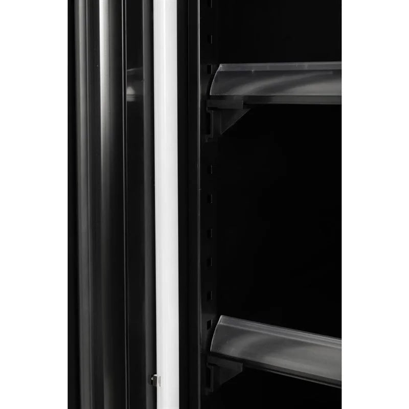 Polar G-Serie armoire à boissons 744 Litres 2 portes, noir