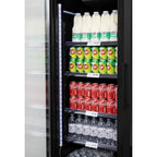 Polar G-Serie armoire à boissons 744 Litres 2 portes, noir