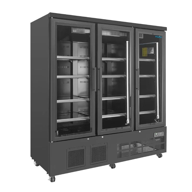 Polar G-Serie Getränkekühlschrank 1156 Liter 3-türig, schwarz