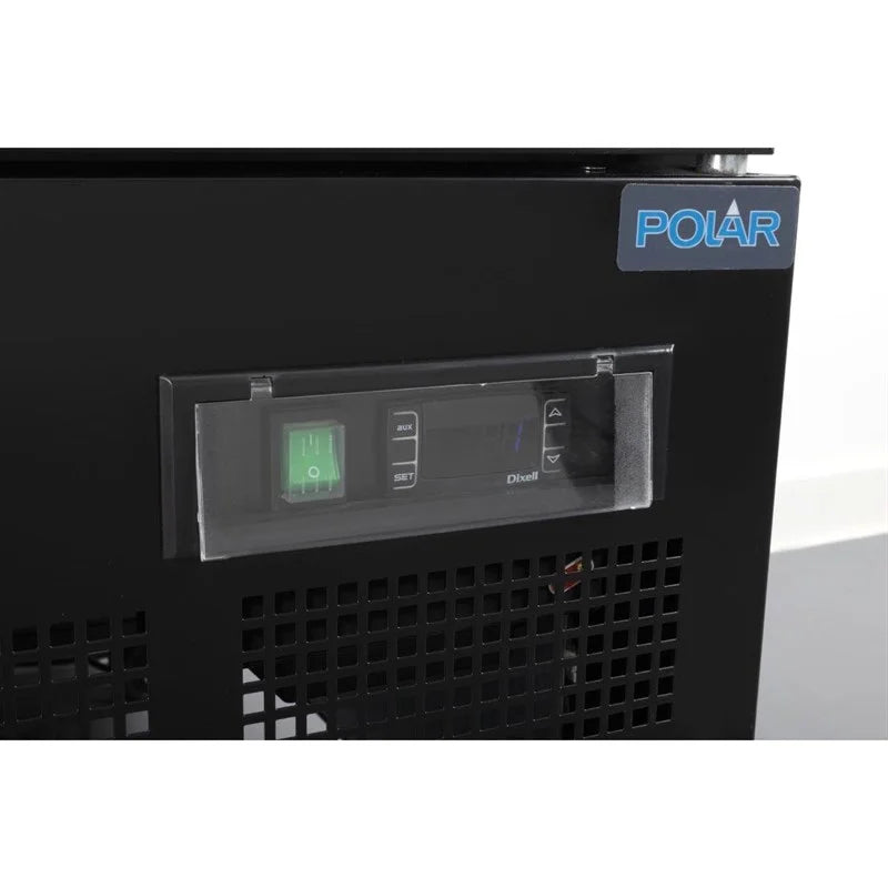 Polar G-Serie Gefrierschrank 744 Liter mit Glastür, 2-türig, schwarz