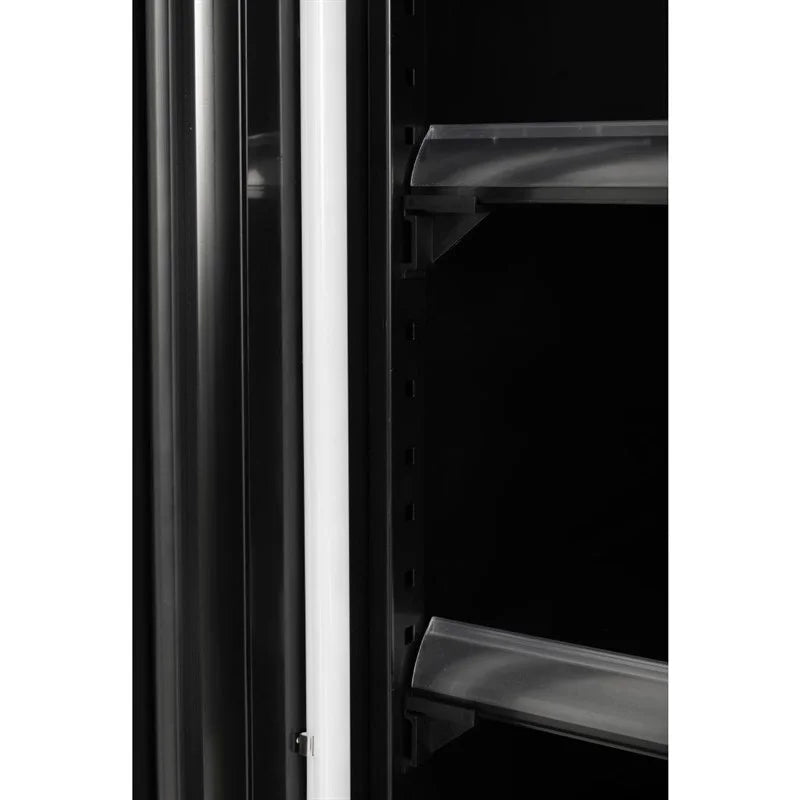 Polar G-Serie Gefrierschrank 744 Liter mit Glastür, 2-türig, schwarz