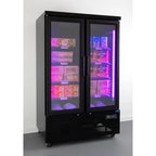 Polar G-Serie Gefrierschrank 744 Liter mit Glastür, 2-türig, schwarz