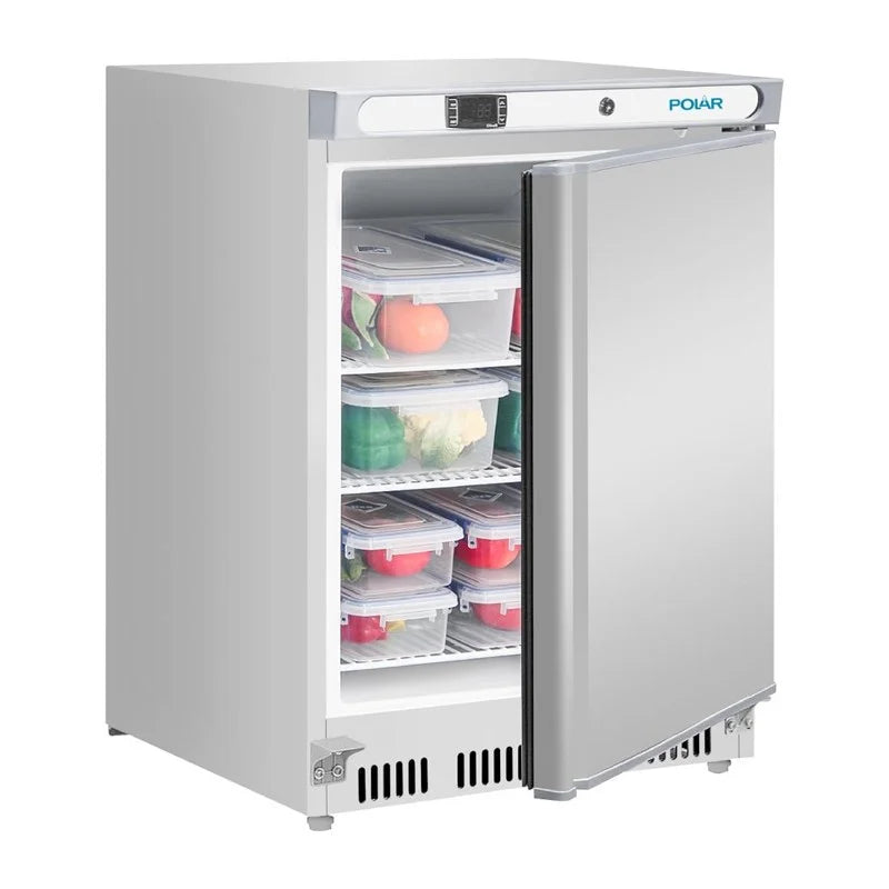 Polar C-Serie Untertisch-Lagerkühlschrank 150 Liter, Edelstahl