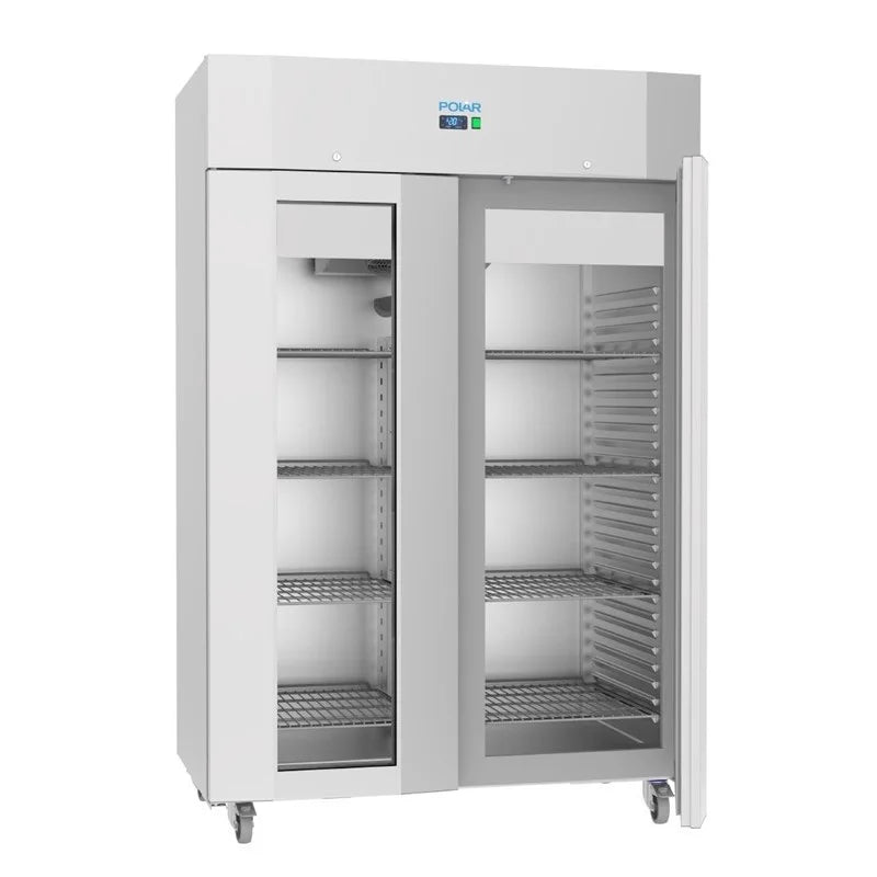 Armoire de congélation Polar série U 1400 Litres avec porte vitrée, haute efficacité énergétique