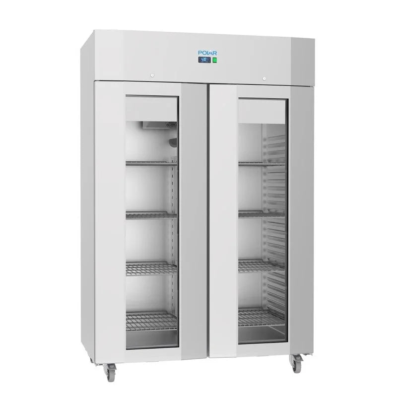 Armoire de congélation Polar série U 1400 Litres avec porte vitrée, haute efficacité énergétique